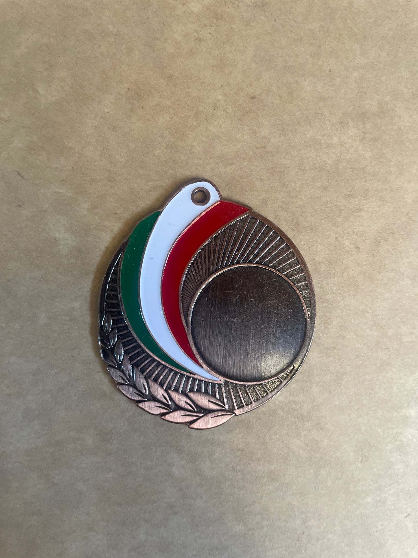 Medaglia Tricolore Diametro 50 mm