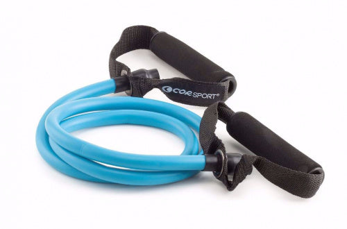 Pilates Fitness-Tube Elastica di Resistenza con Maniglie